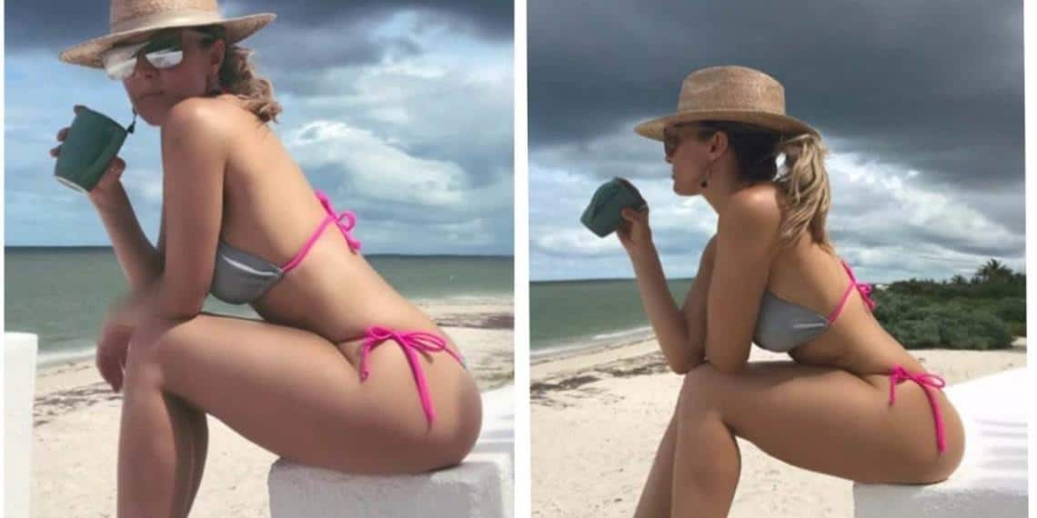 Fey Enciende Instagram Con Bikini A Sus A Os