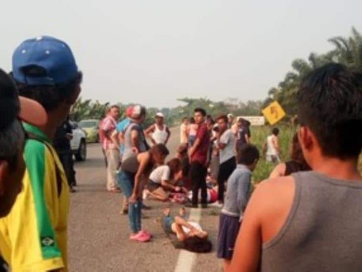 Accidente Sobre La Carretera Villahermosa Teapa Hay Heridos