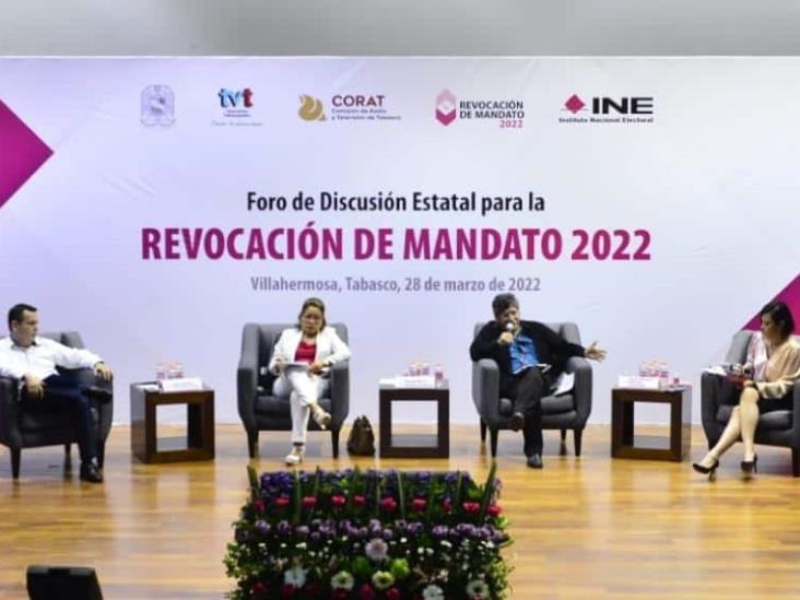 Ine Realiz Foro Estatal De Discusi N Sobre La Revocaci N De Mandato