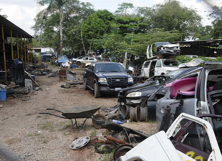 SSP realizará operativos en deshuesaderos y tianguis de carros en