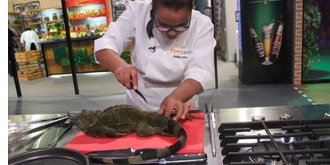 Controversia en  “Top Chef” al cocinar animal exótico en vivo