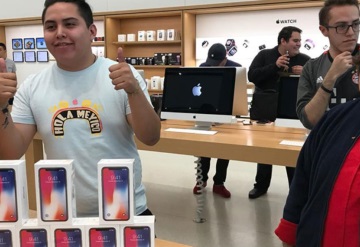 Sale a la venta el iPhone X y un mexicano compra ¡diez!