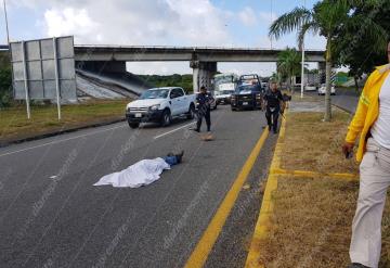 Ciclista muere al ser brutalmente arrollado en la carretera Vhsa-Macuspana