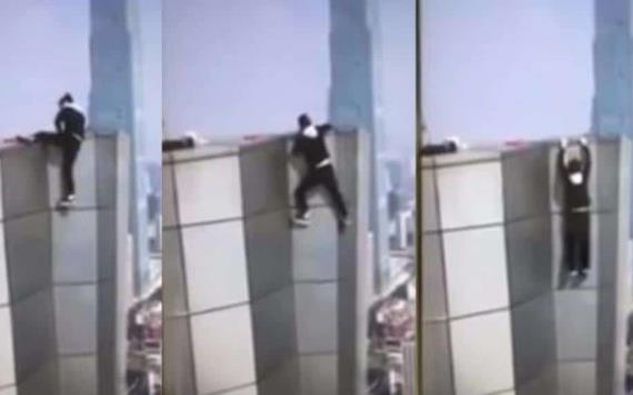 Escalador graba su propia muerte al caer de un rascacielos