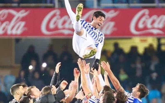 Carlos Vela se despide como Rey del Real Sociedad