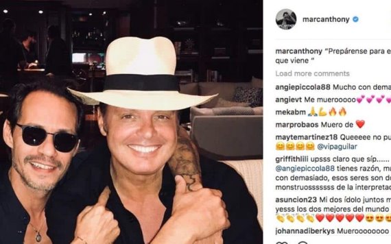 ¿Luis Miguel y Marc Anthony preparan un dueto?