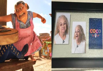 Abuelita de Miguel en Coco existe con todo y ¡chancla!