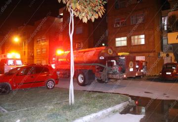 Fuga de gas provoca incendio en Tercer Milenio