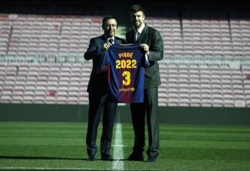 Gerard Piqué firmó su renovación de contrato con el Barcelona hasta el año 2022