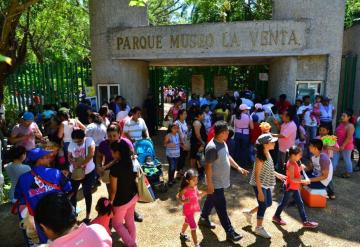 Más de 10 mil personas visitaron el Parque Museo de La Venta, en su 60 aniversario