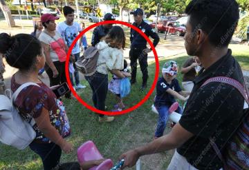 Familiares pierden a niña de 4 años en el Parque Tomás Garrido