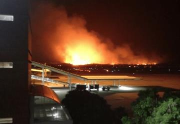 Incendio paralizó aeropuerto de Tuxtla Gutiérrez, Chiapas