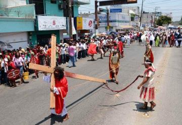 El tradicional Viacrucis de Tamulté un gran acto de fe y tradición