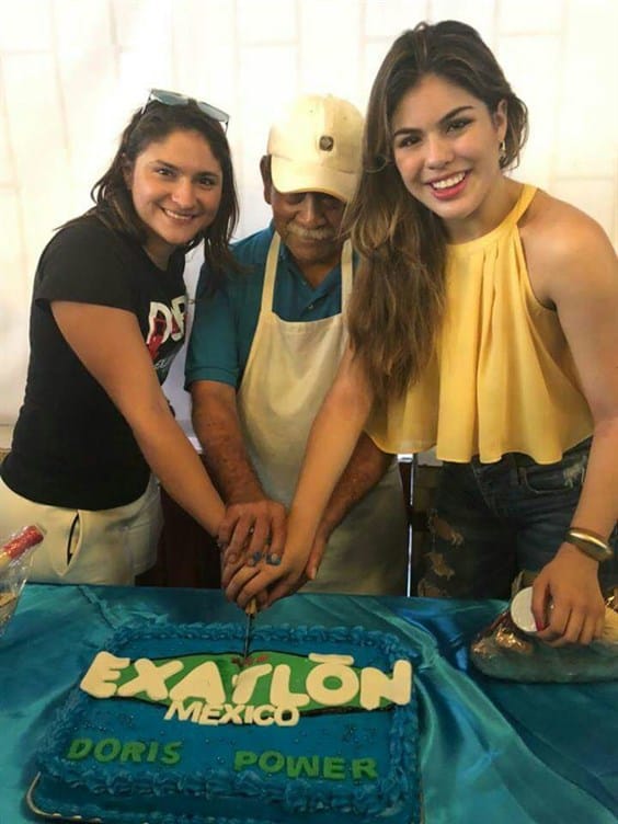 Doris de Exatlon convive con embajadora de Jalapa, en mercado público