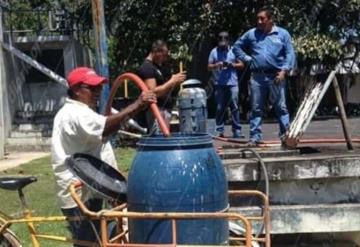 Sin agua habitantes de Balancán, el alcalde se mantiene ajeno al problema