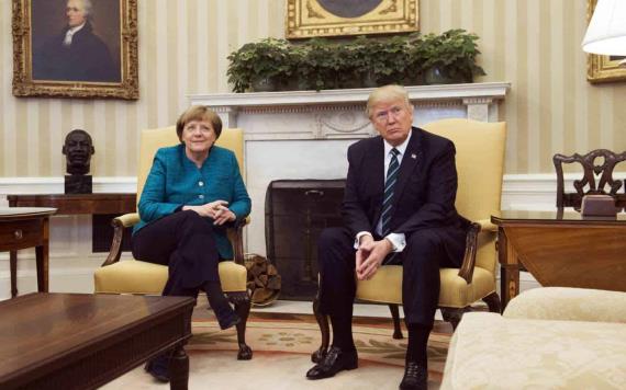 Merkel planea reunirse con Trump a finales de abril en Washington