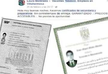 Prolifera en Tabasco la venta de certificados falsos