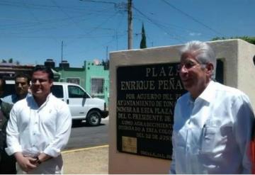 Inauguran plaza con el nombre de Enrique Peña Nieto