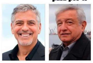 Compara Beatriz Gutiérrez a AMLO con George Clooney