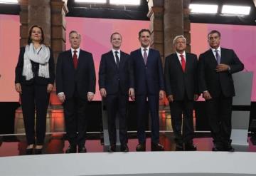 En el debate: tres mentiras de Anaya, dos de “El Bronco”, una de AMLO y otra de Meade