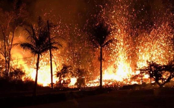 El volcán Kilauea destruyó 21 casas en Hawaii