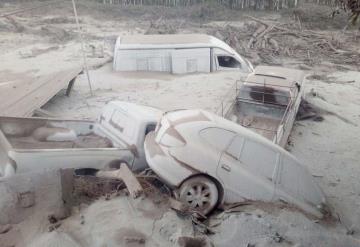 Así quedaron los poblados afectados por la erupción del Volcán de Fuego