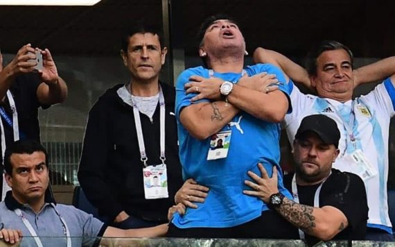 VIDEO: Así acabó Maradona tras el triunfo de Argentina