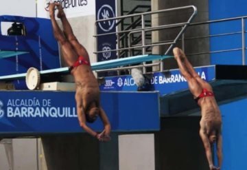 Oro y plata para México en clavados de Barranquilla