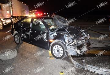 Ebrio conductor provoca accidente en la carretera Villahermosa - Cárdenas