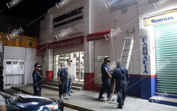 Frustran asalto de una Casa de Empeño en Villahermosa