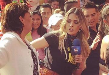 Galilea Montijo discute a gritos con una señora en un mercado