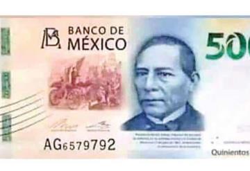 Lanzan en redes nuevo billete de 500