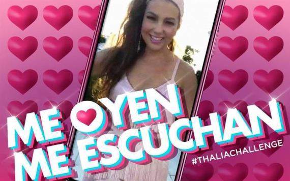 Thalía busca récord Guiness con “Me oyen, me escuchan”