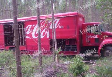 Tres sujetos armados y encapuchados atracaron a empleados de la empresa Coca-Cola en Huimanguillo