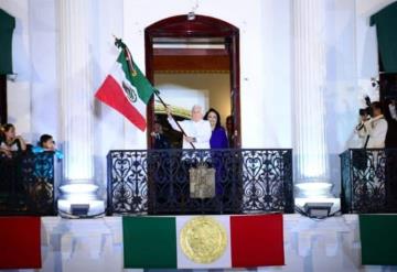 Da el gobernador del estado de Tabasco el último Grito de Independencia de su administración