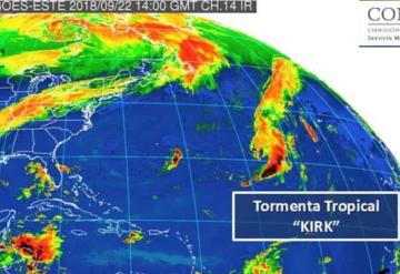 Se forma Tormenta Tropical Kirk, así afectará Tabasco, tome precauciones