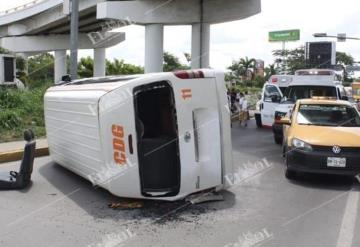 Aparatoso accidente se registró esta tarde sobre el puente La Pigua