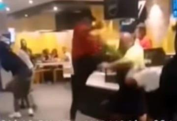 Graban en video pelea UFC en Mcdonald´s, ¿Por unas hamburguesas?