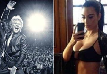 Jon Bon Jovi destruye y a la glamorosa Kim Kardashian