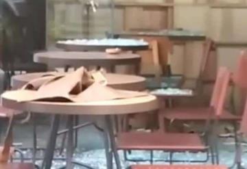 Dos heridos tras explosión dentro de restaurante en Las Lomas