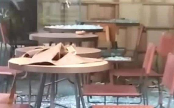 Dos heridos tras explosión dentro de restaurante en Las Lomas