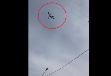 #Video ¡Hombre cae del cielo! Habría sido arrojado de avioneta