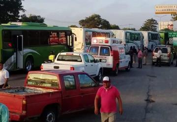 Caravana migrante atraviesa territorio tabasqueño