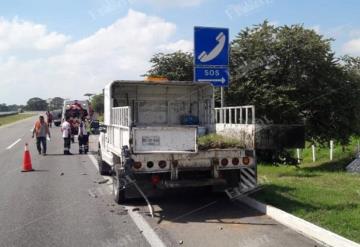 Aparatoso accidente sobre libramiento Villahermosa km3