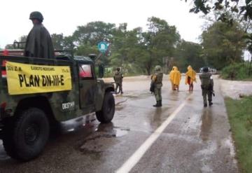 La 30 zona militar aplica el plan DNIII en diversas colonias de centro y demás municipios