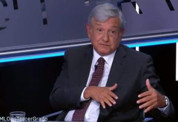 No somos el PRI no nos confundas, dice AMLO a Loret en Tercer Grado