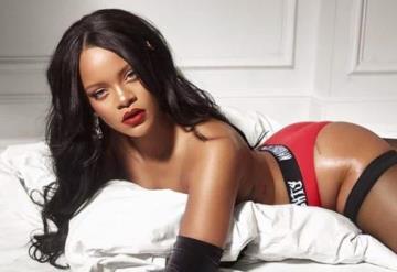 Rihanna causa revuelo en Internet con fotografías en ropa interior