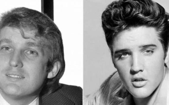Dice Doland Trump tener parecido con Elvis Presley