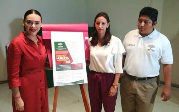 Presentan Premio Municipal del Deporte 2018 en Villahermosa