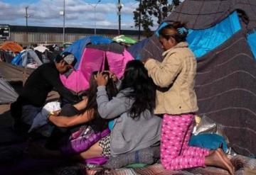 Migrantes centroamericanos inician huelga de hambre en Tijuana